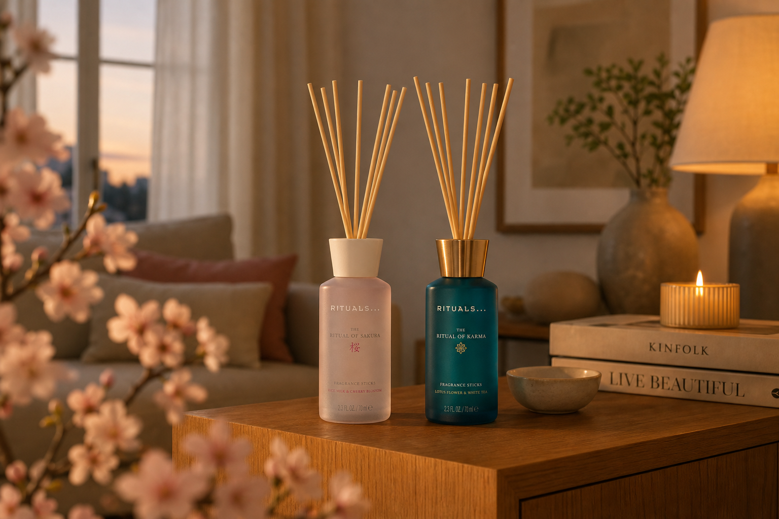 Rituals illatos pálcák: sakura és más szezonális illatok otthonra